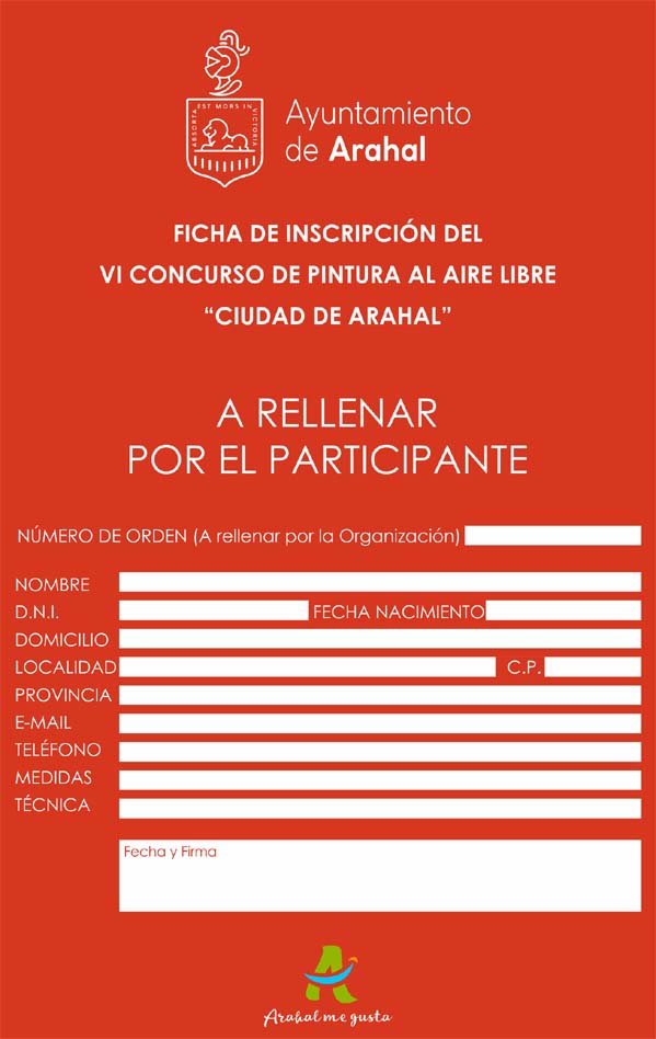 FICHA DE INSCRIPCIÓN