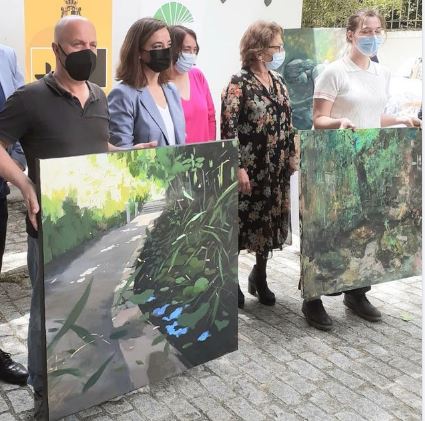 En el acto de entrega de los premios 2º premio Ángel Peñuela y 1º premio Rosa Medina