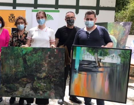 En el acto de entrega de los premios 1º premio Rosa Medina y 3º premio Rubén del Pino 