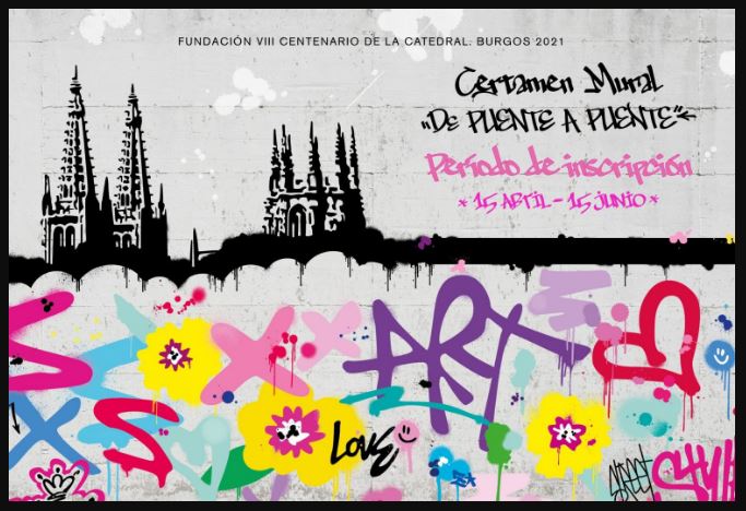 Primer Certamen Mural =De puente a puente= Burgos 6 y 7 de julio de 2021 