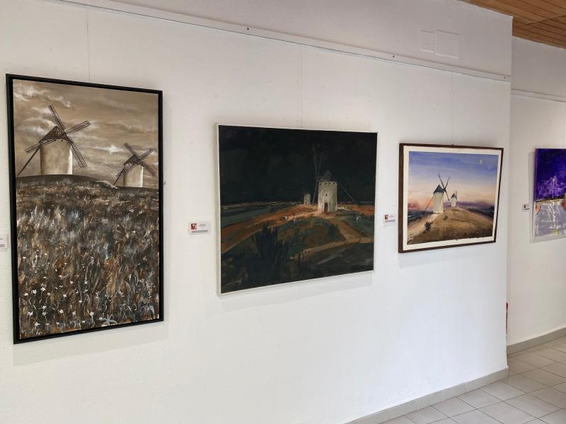 Pulsa para ampliar Inaugurada el 25 de julio la exposición del XXI Certamen de Pintura Rápida Nocturna Ángel Lizcano
