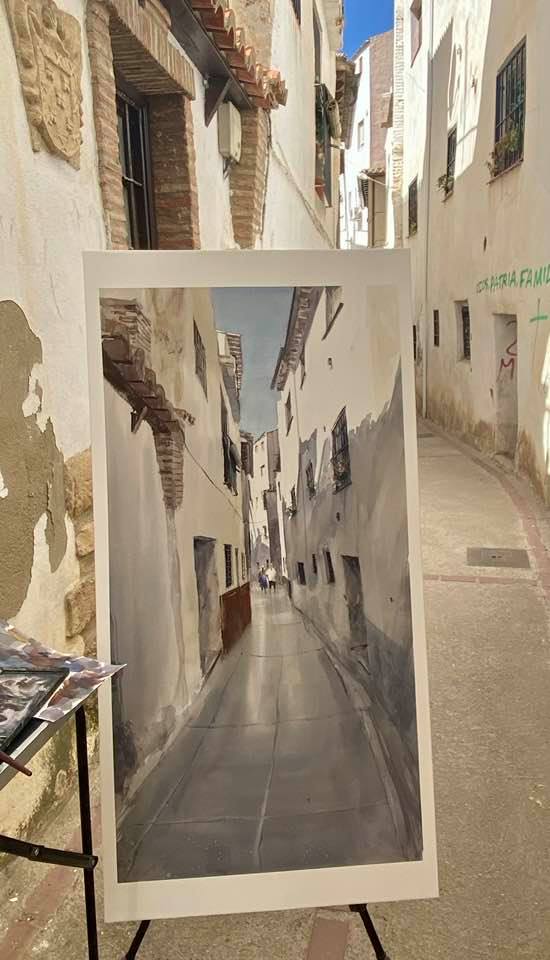 Pulsa para ampliar Segundo premio de acuarela patrocinado por el Ayuntamiento de Guadix