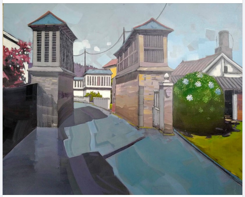 Pulsa para ampliar 1º premio Eduardo Pérez Baamonde en el Concurso de Pintura Rápida de Valdoviño-A Coruña