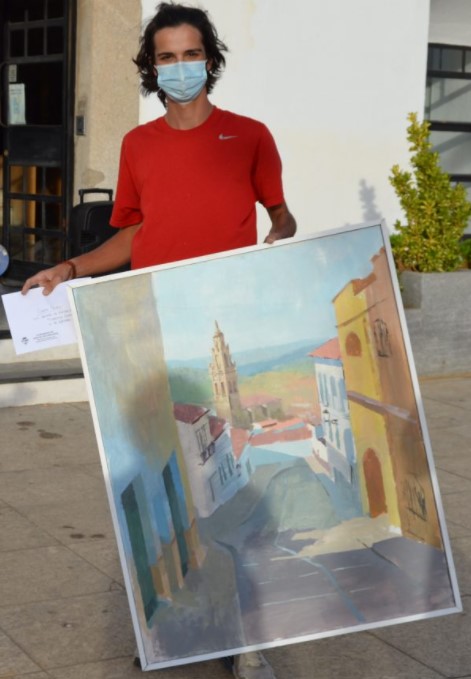 Pulsa para ampliar Entrega del tercer premio de 800 € a Miguel San Pedro Díaz