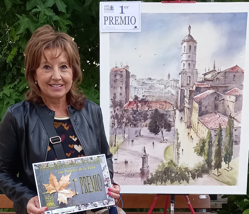 1º PREMIO: 1.000 € y Diploma. A la obra de Dña. ISABEL MENÉNDEZ IZQUIERDO