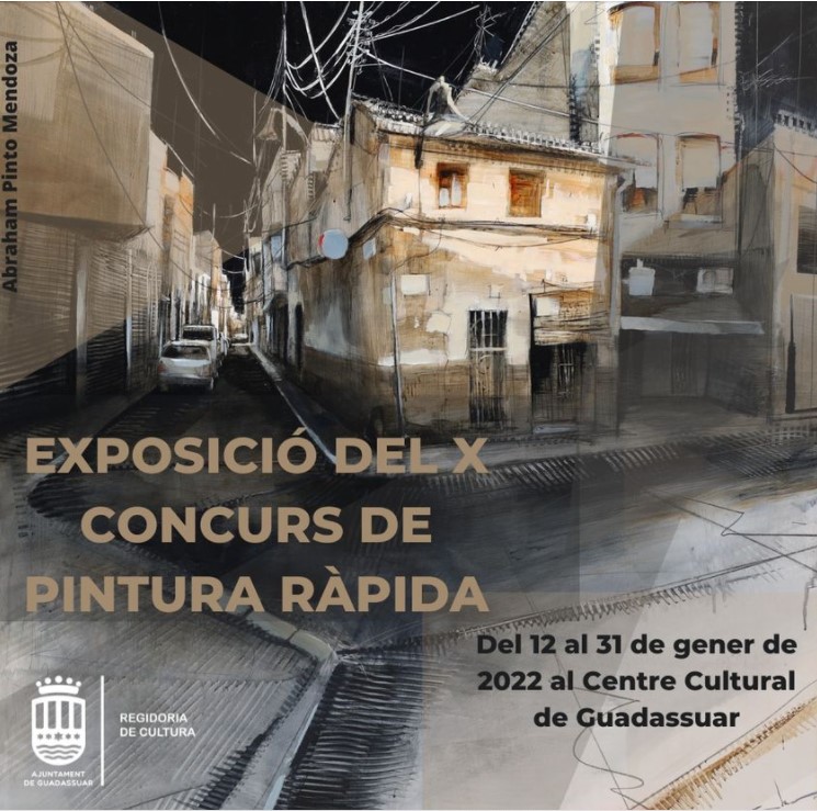 Pulsa para ampliar La exposición de las obras premiadas en el X Concurso de Pintura al aire libre de Guadassuar estuvo abierta hasta el 31 de enero