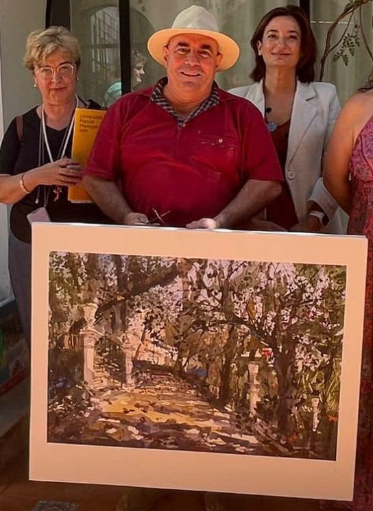 Entrega del Primer premio a Pedro Orozco Tristán