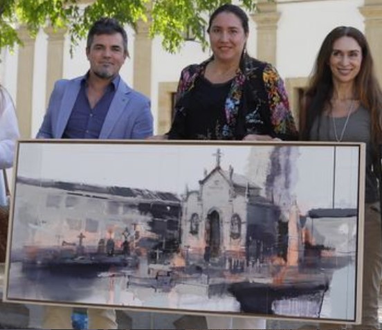 María Luisa Gómez Presidenta de Cecosam en la entrega de los premios