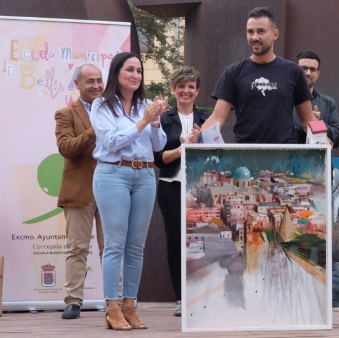 Entrega del 1º premio a Andrés Gabarres Cagiao