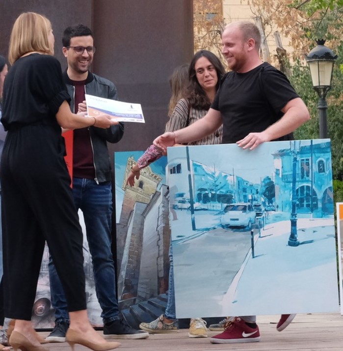 Pulsa para ampliar Entrega del 2º premio a Pedro José García Sánchez