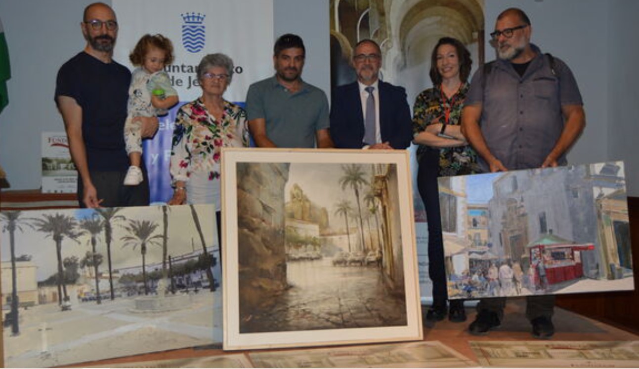 Por la izquierda 1º premio de 1.000 € Ignacio Estudillo Pérez