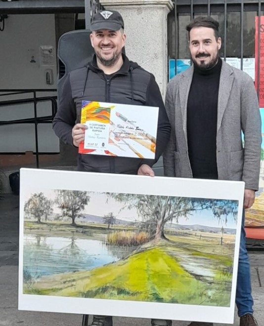 Pulsa para ampliar Entrega del 1º premio a Pablo Ruben López Sanz