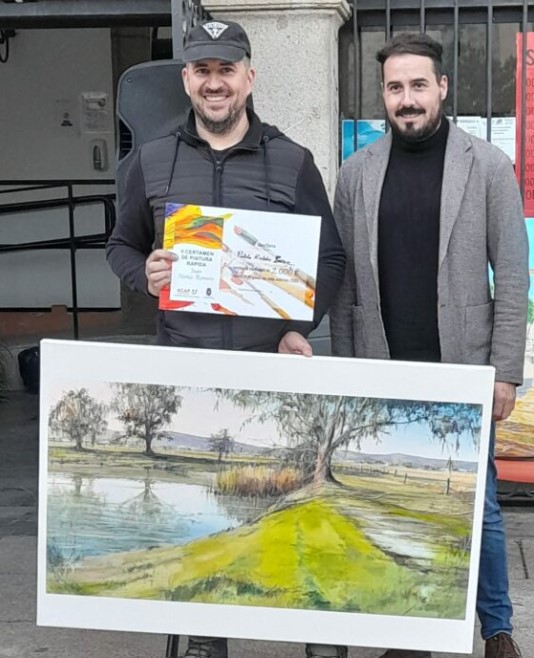 Entrega del 1º premio a Pablo Ruben López Sanz