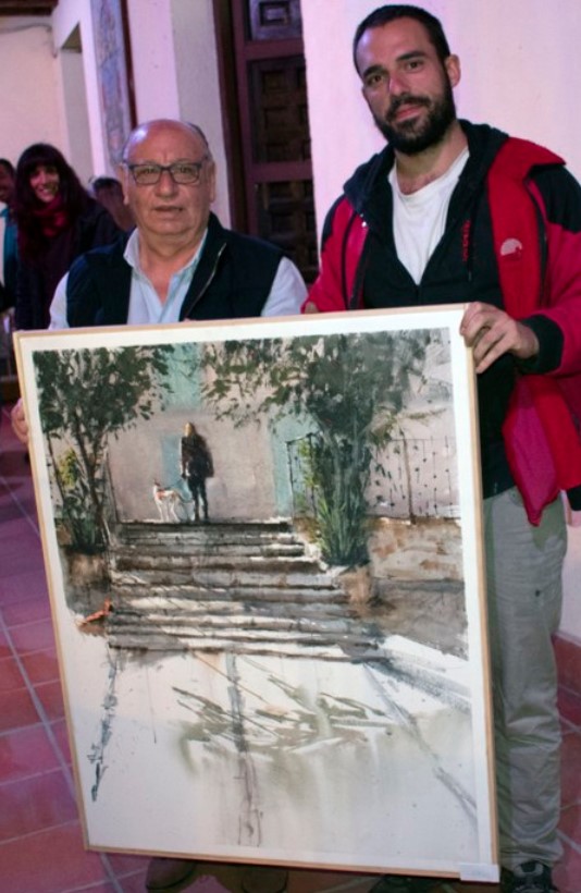 Entrega a Pedro Alfonso Méndez Chico-Álvarez del 1º premio de 1.000 euros