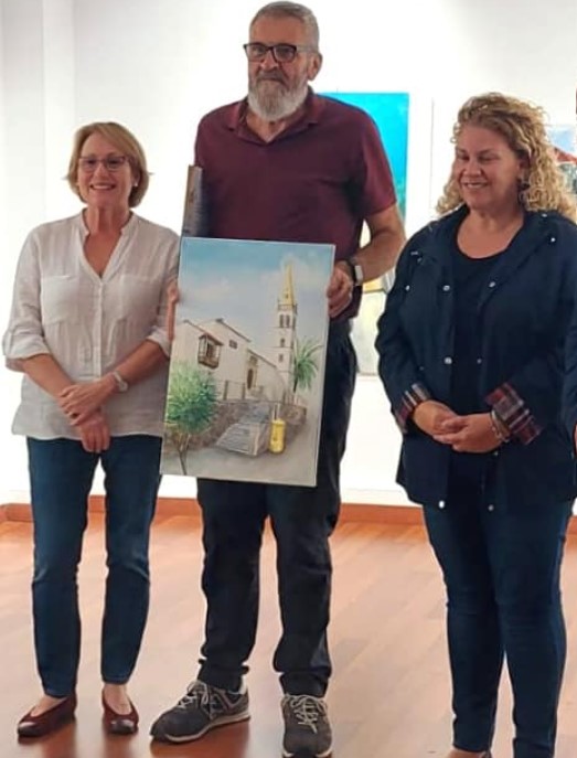 Pulsa para ampliar Entrega del 1º premio a Lorenzo Manuel Sosa Yanes