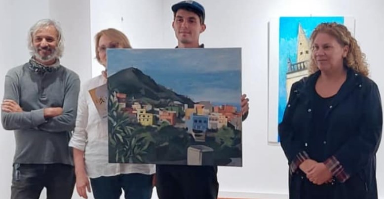 Pulsa para ampliar Entrega del 2º premio, de 300 euros, Miguel Antonio Vera Cabrera