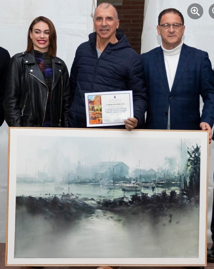 Pulsa para ampliar Entrega del Premio especial de 1.000 euros de Acuarela a