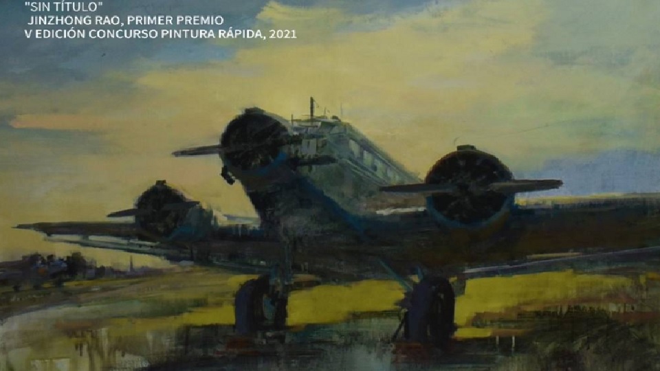 Pulsa para ampliar 1º PREMIO V Concurso de Pintura Rápida Museo de Aeronáutica y Astronáutica 2021