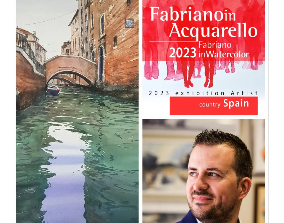 Pulsa para ampliar En el 2023 es seleccionado un año más para la exposición internacional Fabriano in Acquarello 2023