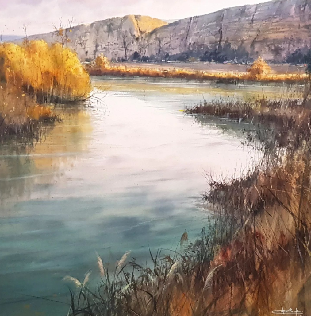 Pulsa para ampliar Accésit en el I Certamen de Pintura Rápida Santiago Almarza de Santa Cruz de la Zarza (Toledo) 3 de diciembre