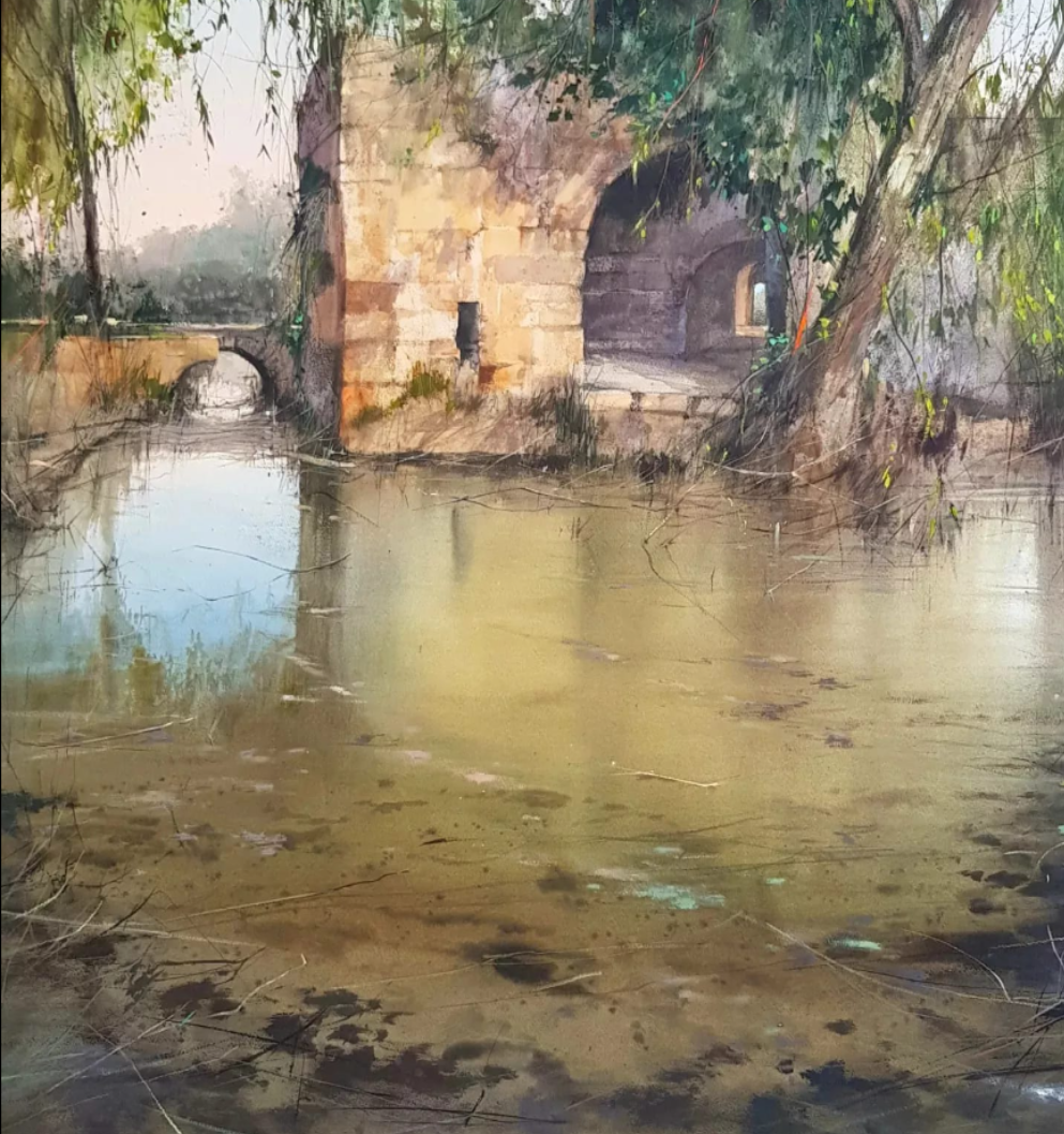 Pulsa para ampliar 1° Premio en el XI Certamen de Pintura Rápida al Aire Libre Luis Aldehuela de Andújar. 7 de mayo