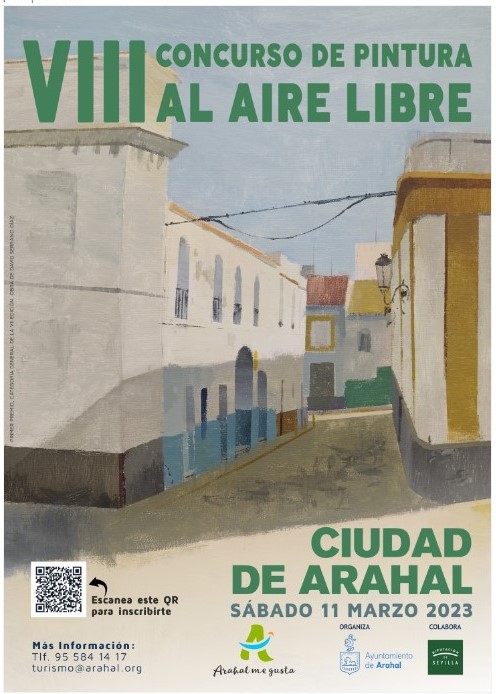 Pulsa para ampliar Sábado 11 de marzo el VIII Concurso de pintura al aire libre Ciudad de Arahah - Sevilla