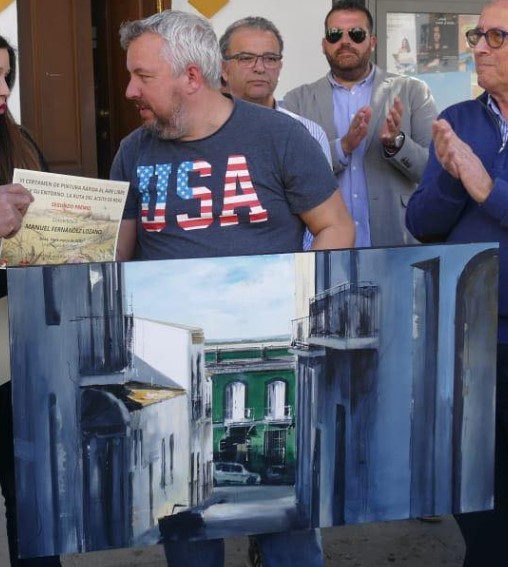 Pulsa para ampliar Entrega del 2º premio a Manuel Fernández Lozano