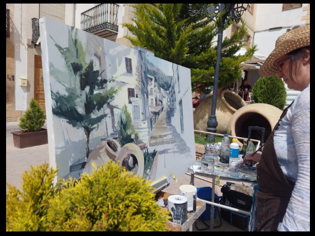 Pulsa para ampliar Pintando Ana Sánchez Lucas