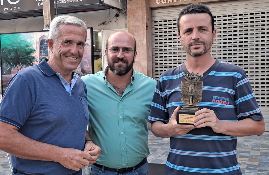 Entrega del primer premio a el malagueño Alfredo López Rodríguez