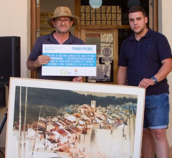 Pulsa para ampliar Entrega del 1º Premio Acuarela Raul Sanchez Muñoz