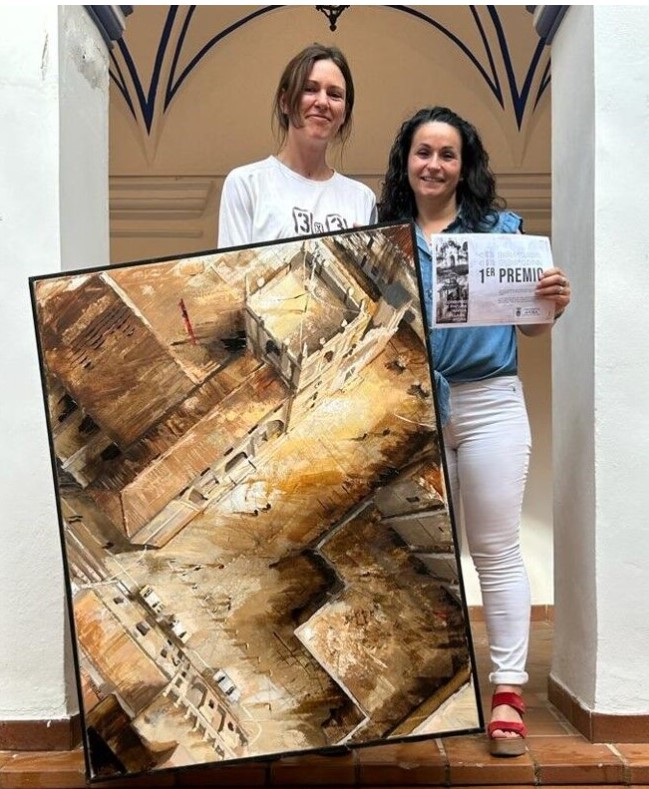 Pulsa para ampliar Entrega del 1º premio de 1000 € a Aída Mauri
