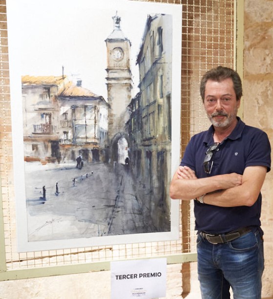 Entrega del 3º premio, de 450 euros, a José Luis López Pérez 