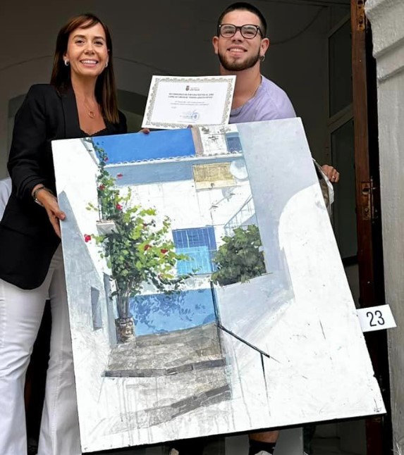 Pulsa para ampliar Entrega del 2º Premio: Manuel Gómez López
