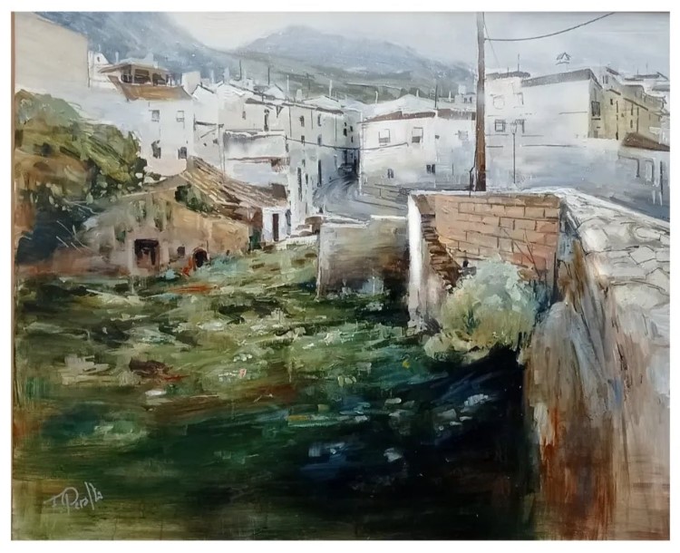 Pulsa para ampliar FRANCISCO PERALTA obra presentada al Certamen de Pintura Rápida de Ubrique