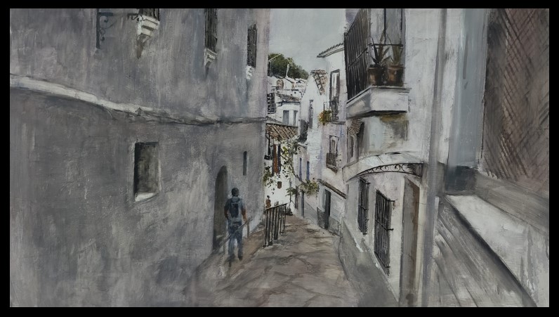 Pulsa para ampliar PEDRO IGLESIAS ASUAR obra presentada al Certamen de Pintura Rápida de Ubrique