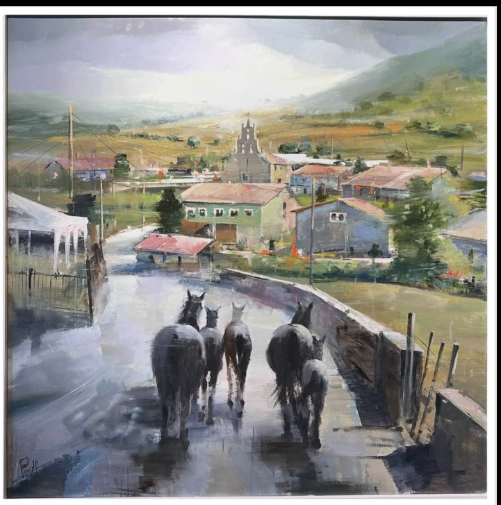 Pulsa para ampliar PRIMER PREMIO Certamen de pintura al aire libre San Miguel de Aguayo (Cantabria)