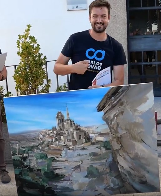 Pulsa para ampliar Entrega del 4º premio de 400 euros a Carlos Alberto Dovao Hidalgo ( Bormujos, Sevilla)