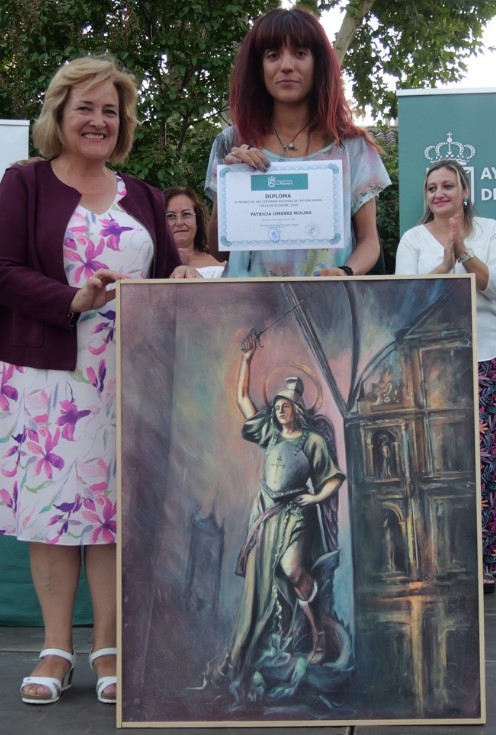 Pulsa para ampliar Entrega del 3º premio de 395 euros a Patricia Jiménez Molina (Venturada, Madrid)