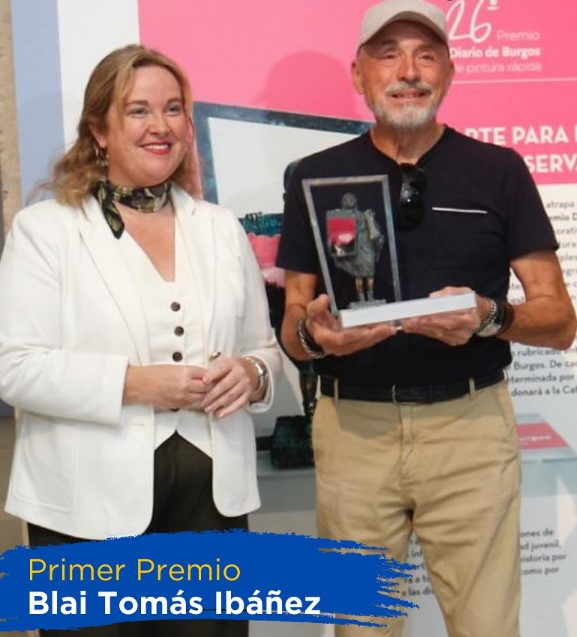 Entrega del 1º premio a Blai Tomás Ibáñez (Valencia) 