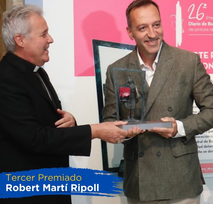 Entrega del 3º premio a Robert Martí Ripoll (Lérida)