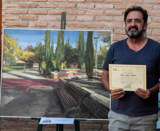 Entrega del 1º premio de 1.500 euros a Pedro Cebrián Redondo