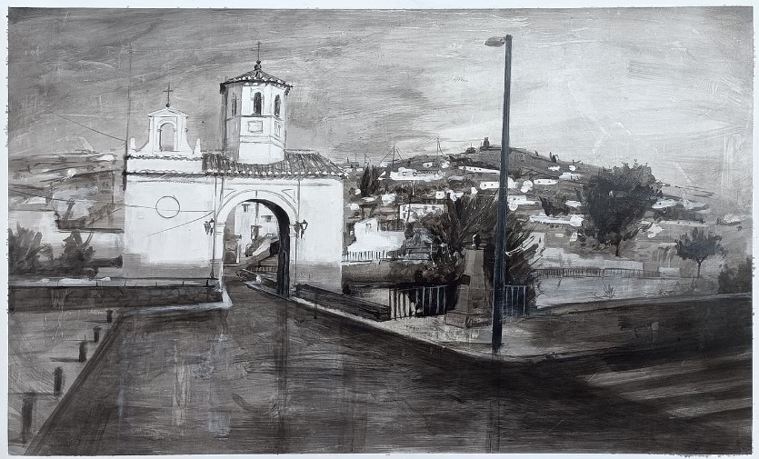1º premio en el I Concurso de Pintura Rápida Ciudad de Pinos Puente - Granada