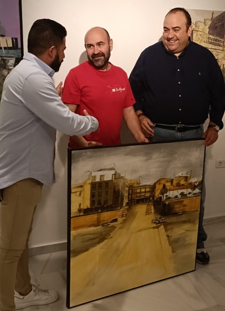 Entrega del 3º premio del XXVIII Certamen de Pintura Rincones de Puerto Lumbreras - Murcia