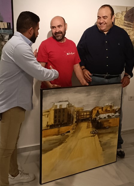Pulsa para ampliar Entrega del 3º premio del XXVIII Certamen de Pintura Rincones de Puerto Lumbreras - Murcia