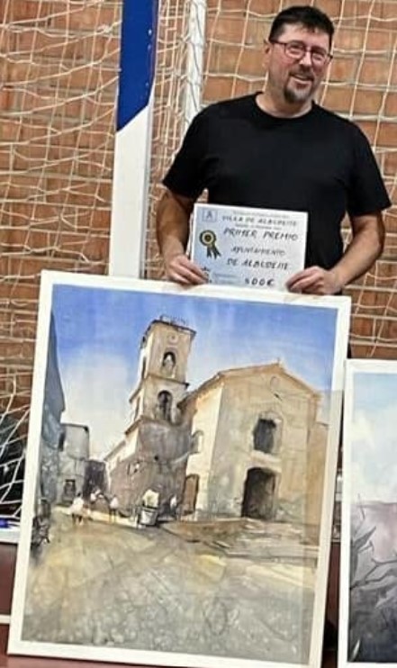 Entrega del 1º premio a Juan Gallego Martínez