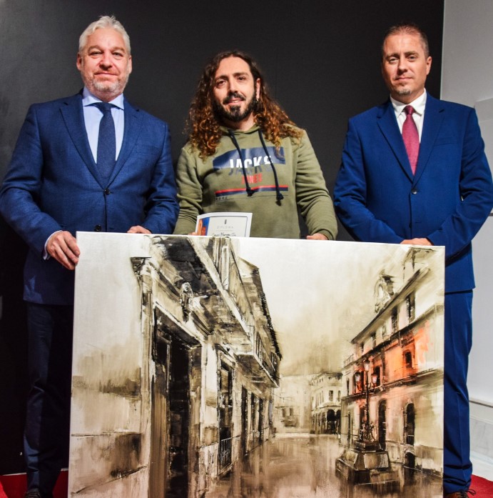 Pulsa para ampliar Entrega del primer premio a Carlos Montero Gil