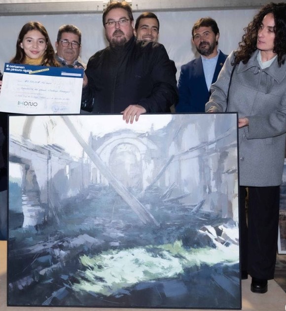 Entrega del 1º premio de 1.500 € a Miguel Carlos Montesinos