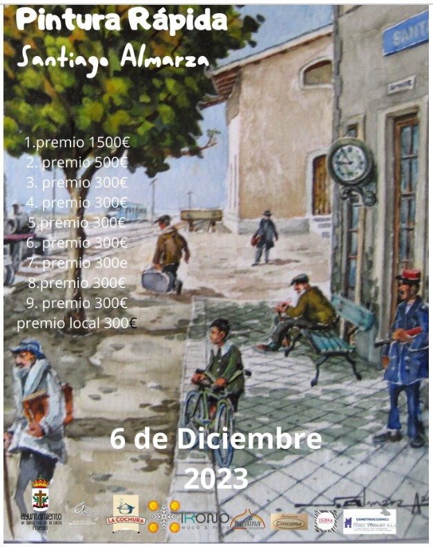 Pulsa para ampliar Cartel del III Certamen de Pintura Rápida Santiago Almarza