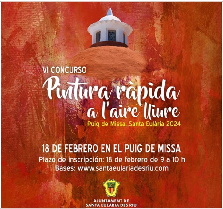 Pulsa para ampliar VI Concurso de Pintura Rápida al Aire Libre Santa Eularía de Riu 2024
