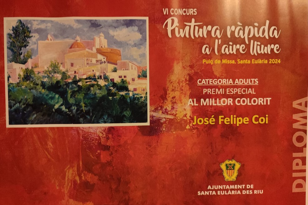 Pulsa para ampliar Premio al MEJOR COLORIDO José Felipe Coy